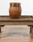 Antique Indian Metal Window Grill Made into Coffee Table with Baluster Legs-4. Asian & Chinese Furniture, Art, Antiques, Vintage Home Décor for sale at FEA Home