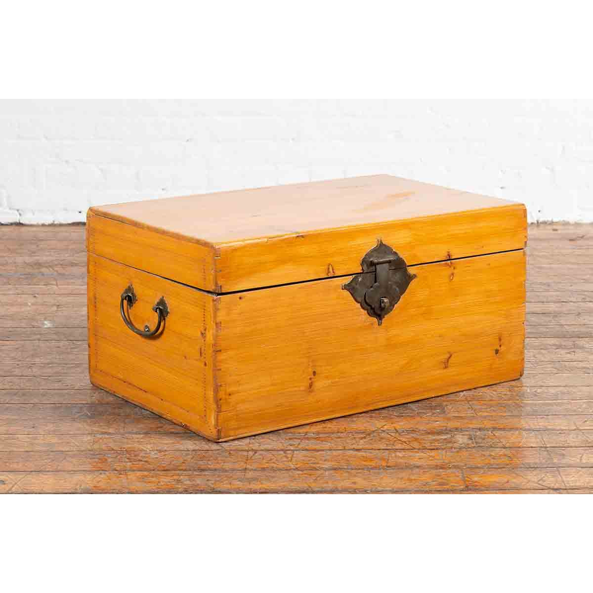 Early 20th Century Elmwood Blanket Chest-2. Asian & Chinese Furniture, Art, Antiques, Vintage Home Décor for sale at FEA Home