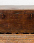 Indian Vintage Wedding Chest with Brass Foliage Décor and Multiple Compartments-20. Asian & Chinese Furniture, Art, Antiques, Vintage Home Décor for sale at FEA Home