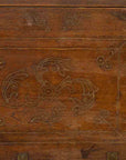 Indian Vintage Wedding Chest with Brass Foliage Décor and Multiple Compartments-14. Asian & Chinese Furniture, Art, Antiques, Vintage Home Décor for sale at FEA Home