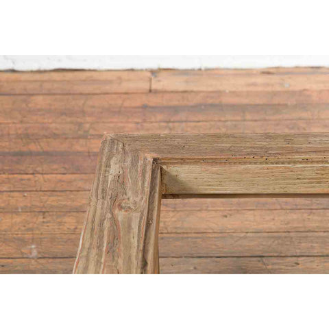 Vintage Natural Wood Mexican Coffee Table Base-9. Asian & Chinese Furniture, Art, Antiques, Vintage Home Décor for sale at FEA Home