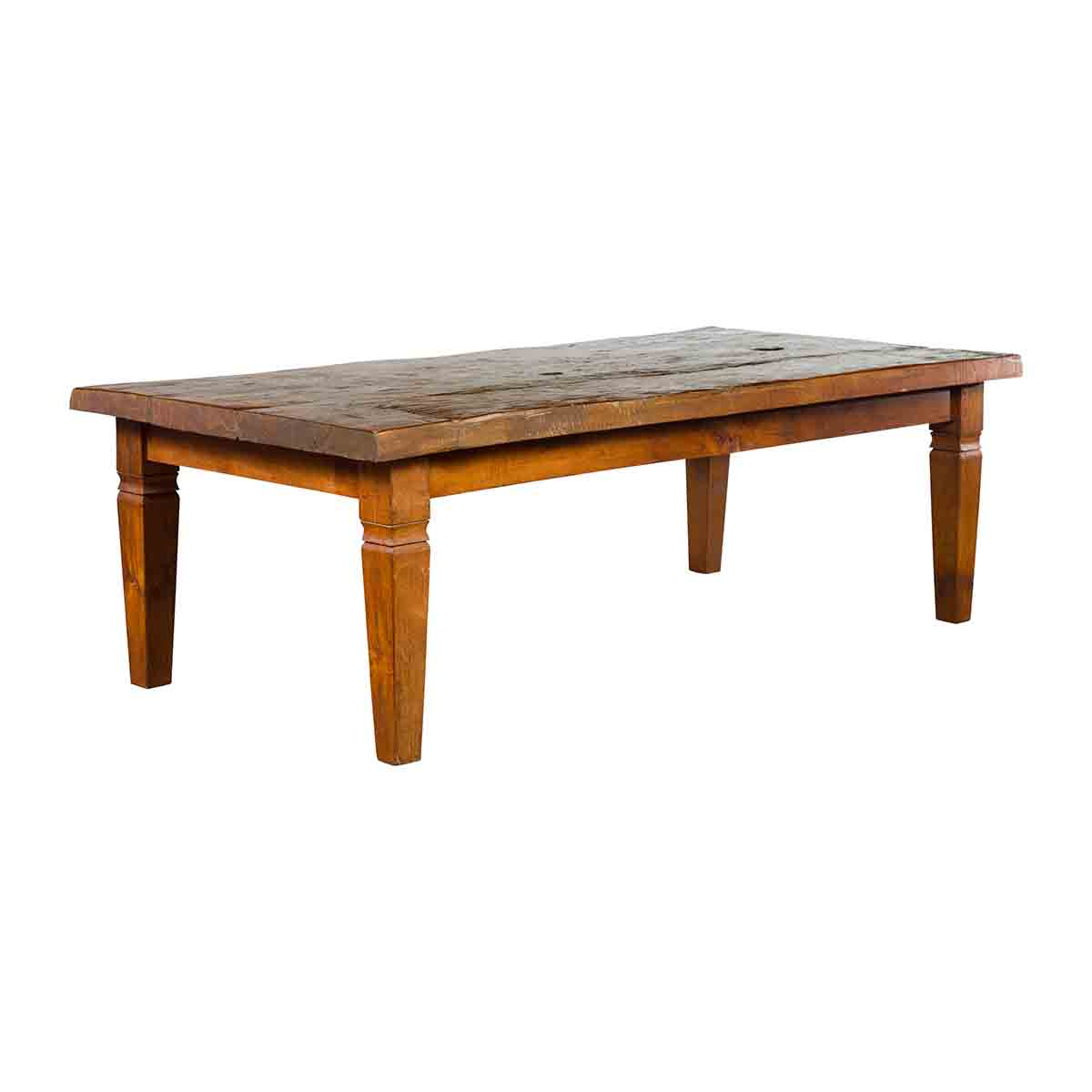 Rustic Indonesian 19th Century Coffee Table Made from a Slab of Wood-1. Asian & Chinese Furniture, Art, Antiques, Vintage Home Décor for sale at FEA Home