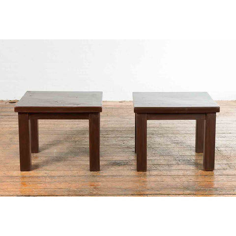 Chinese Contemporary Side Tables in Dark Patina-YN7201-5. Asian & Chinese Furniture, Art, Antiques, Vintage Home Décor for sale at FEA Home