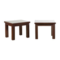 Chinese Contemporary Side Tables with Straight Legs and Dark Patina, Sold Each- Asian Antiques, Vintage Home Decor & Chinese Furniture - FEA Home