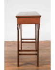 Chinese Qing Dynasty Period 19th Century Tall Red and Green Altar Console Table-9. Asian & Chinese Furniture, Art, Antiques, Vintage Home Décor for sale at FEA Home