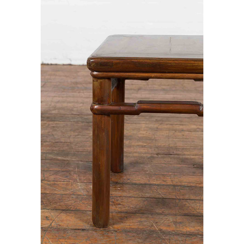 Chinese Qing Dynasty Period 19th Century Side Table with Humpback Stretchers-6. Asian & Chinese Furniture, Art, Antiques, Vintage Home Décor for sale at FEA Home