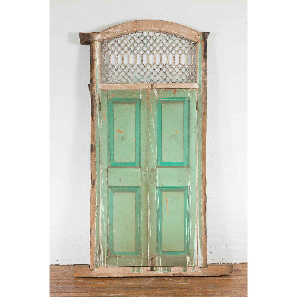 19th Century Indian Wood and Grate Window-2. Asian & Chinese Furniture, Art, Antiques, Vintage Home Décor for sale at FEA Home