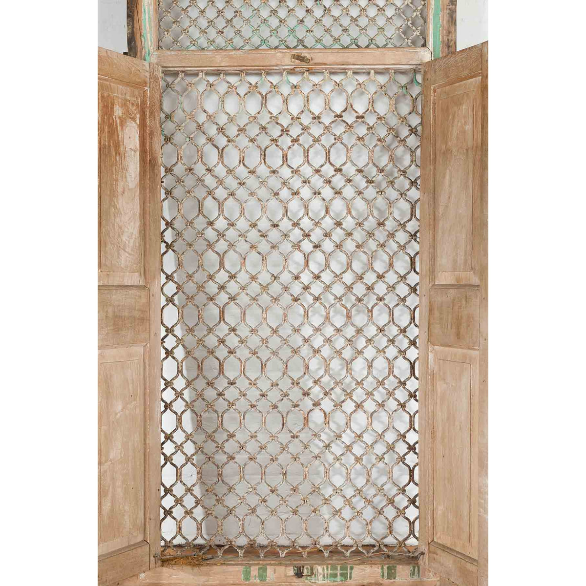 19th Century Indian Wood and Grate Window-14. Asian &amp; Chinese Furniture, Art, Antiques, Vintage Home Décor for sale at FEA Home