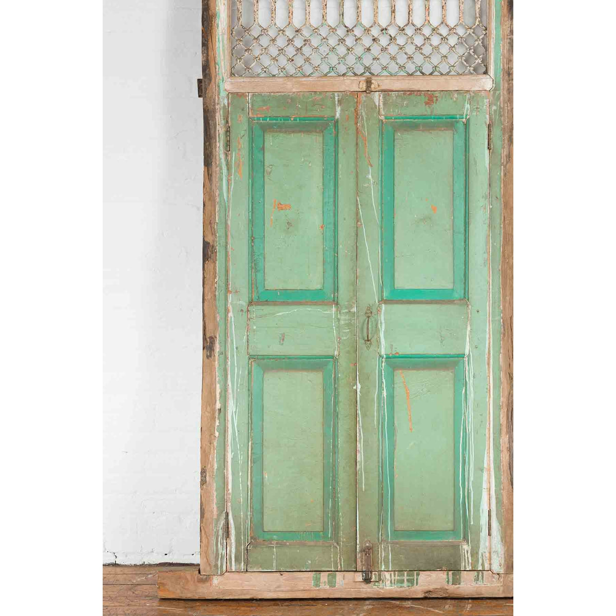 19th Century Indian Wood and Grate Window-7. Asian &amp; Chinese Furniture, Art, Antiques, Vintage Home Décor for sale at FEA Home