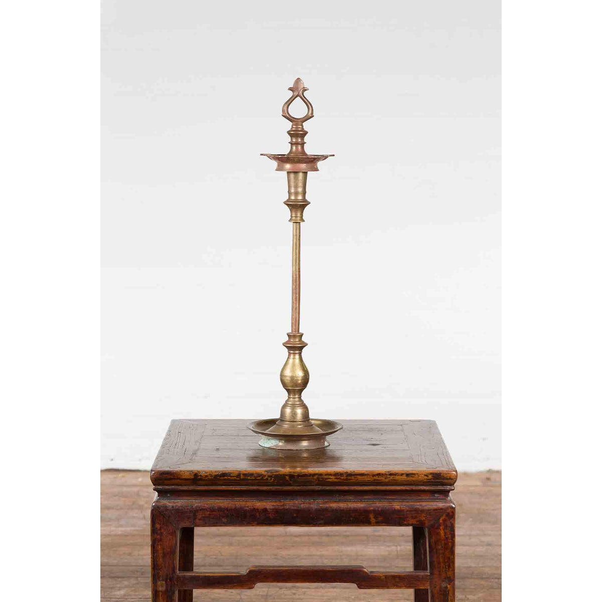 Vintage Indian Brass Candle Pricket-2. Asian & Chinese Furniture, Art, Antiques, Vintage Home Décor for sale at FEA Home