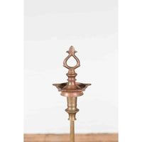Vintage Indian Brass Candle Pricket