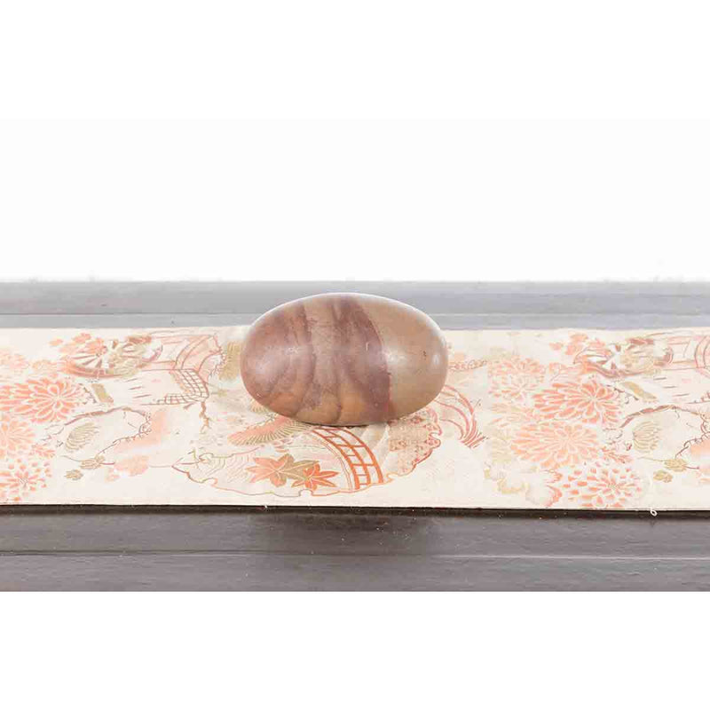 Medium Hindu Two-Toned Shiva Lingam Stone from the Narmada River-6. Asian & Chinese Furniture, Art, Antiques, Vintage Home Décor for sale at FEA Home