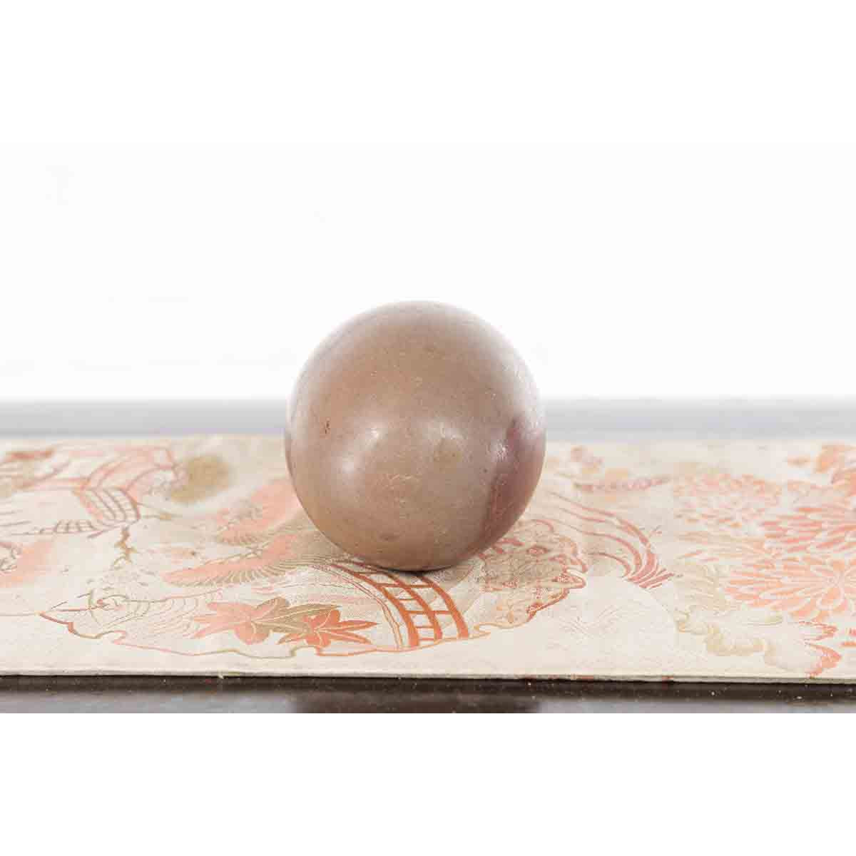 Medium Hindu Two-Toned Shiva Lingam Stone from the Narmada River-11. Asian &amp; Chinese Furniture, Art, Antiques, Vintage Home Décor for sale at FEA Home