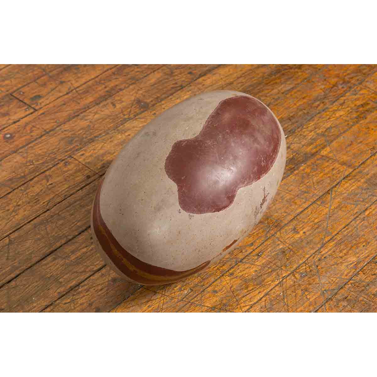 Large Hindu Two-Toned Stone Shiva Lingam from the Narmada River-11. Asian &amp; Chinese Furniture, Art, Antiques, Vintage Home Décor for sale at FEA Home