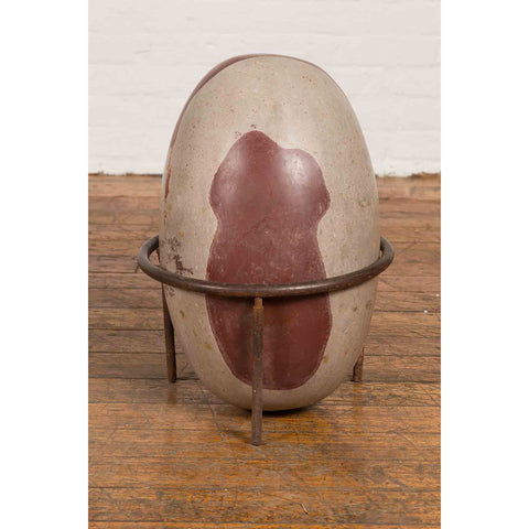 Large Hindu Two-Toned Stone Shiva Lingam from the Narmada River-YN7326-2. Asian & Chinese Furniture, Art, Antiques, Vintage Home Décor for sale at FEA Home