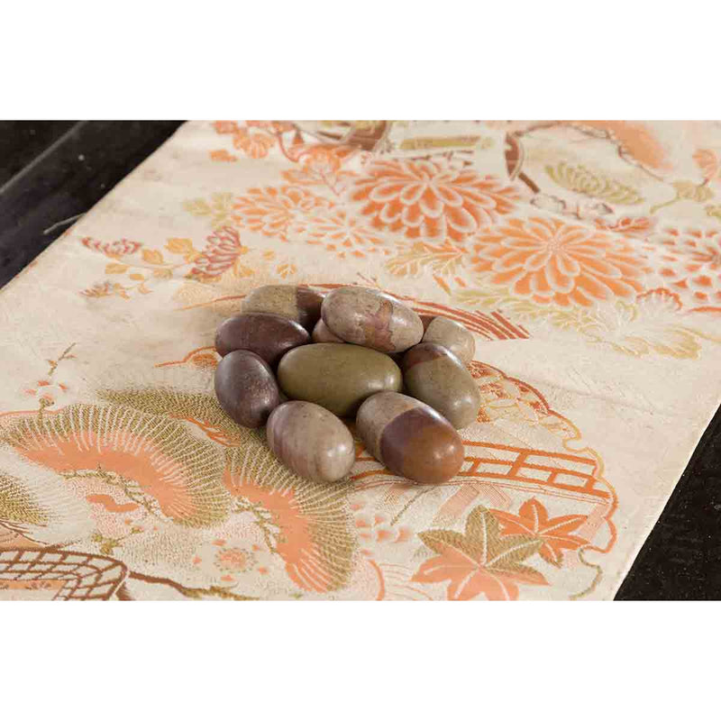 Ten Small Loose and Assorted Shiva Lingam Stones from the Narmada River-YN7327-9. Asian & Chinese Furniture, Art, Antiques, Vintage Home Décor for sale at FEA Home