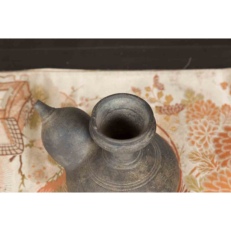 Thai Earthenware Ewer Kendi Ritual Water Vessel