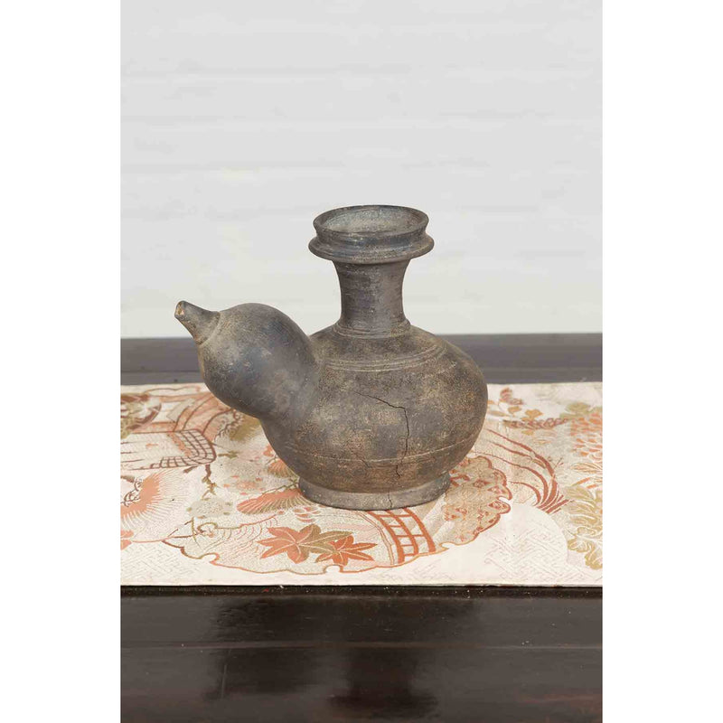 Thai Earthenware Ewer Kendi Ritual Water Vessel