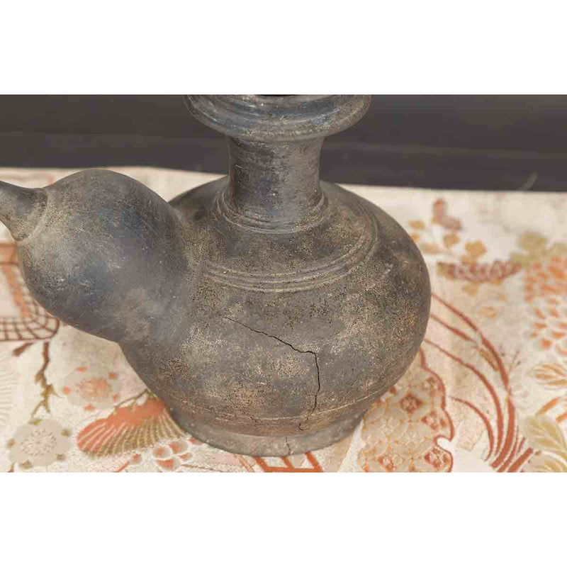 Thai Earthenware Ewer Kendi Ritual Water Vessel