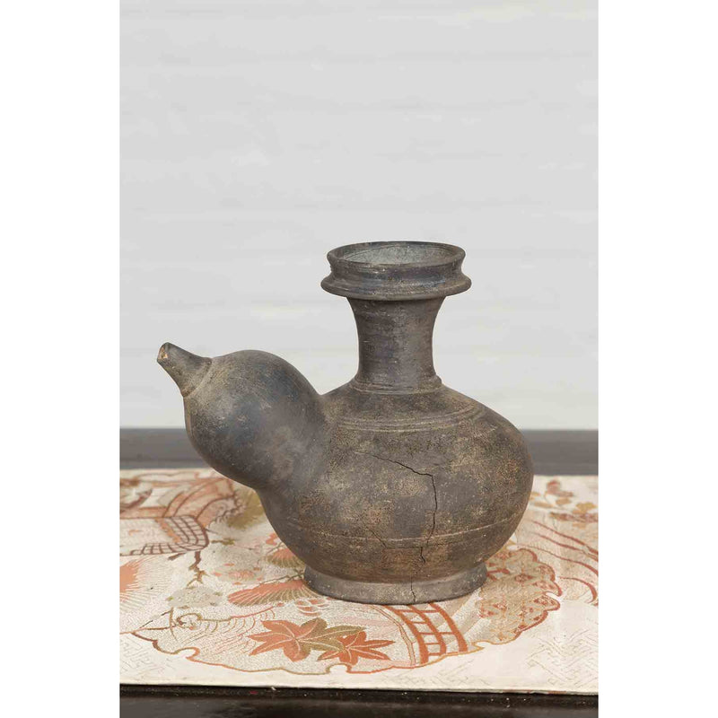 Thai Earthenware Ewer Kendi Ritual Water Vessel