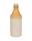 Vintage Chinese Ceramic Flask with Yellow and Cream Glaze, Several Available-1. Asian & Chinese Furniture, Art, Antiques, Vintage Home Décor for sale at FEA Home