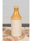 Vintage Chinese Ceramic Flask with Yellow and Cream Glaze, Several Available-2. Asian & Chinese Furniture, Art, Antiques, Vintage Home Décor for sale at FEA Home