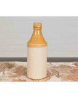 Vintage Chinese Ceramic Flask with Yellow and Cream Glaze, Several Available-8. Asian & Chinese Furniture, Art, Antiques, Vintage Home Décor for sale at FEA Home