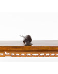 Small Vintage Lost Wax Cast Bronze Snail Sculpture-11. Asian & Chinese Furniture, Art, Antiques, Vintage Home Décor for sale at FEA Home