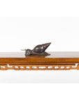 Small Vintage Lost Wax Cast Bronze Snail Sculpture-5. Asian & Chinese Furniture, Art, Antiques, Vintage Home Décor for sale at FEA Home