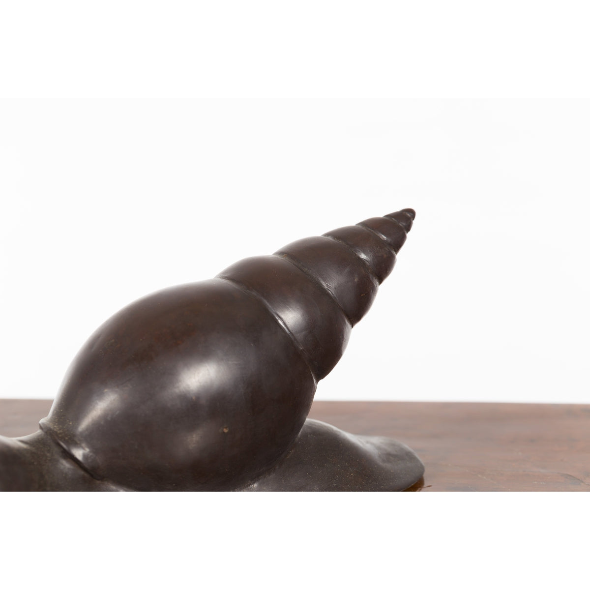 Small Vintage Lost Wax Cast Bronze Snail Sculpture-8. Asian &amp; Chinese Furniture, Art, Antiques, Vintage Home Décor for sale at FEA Home