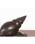 Small Vintage Lost Wax Cast Bronze Snail Sculpture-8. Asian & Chinese Furniture, Art, Antiques, Vintage Home Décor for sale at FEA Home