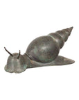 Small Vintage Lost Wax Cast Bronze Snail Sculpture-YN7379-2. Asian & Chinese Furniture, Art, Antiques, Vintage Home Décor for sale at FEA Home