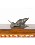 Small Vintage Lost Wax Cast Bronze Snail Sculpture-20. Asian & Chinese Furniture, Art, Antiques, Vintage Home Décor for sale at FEA Home