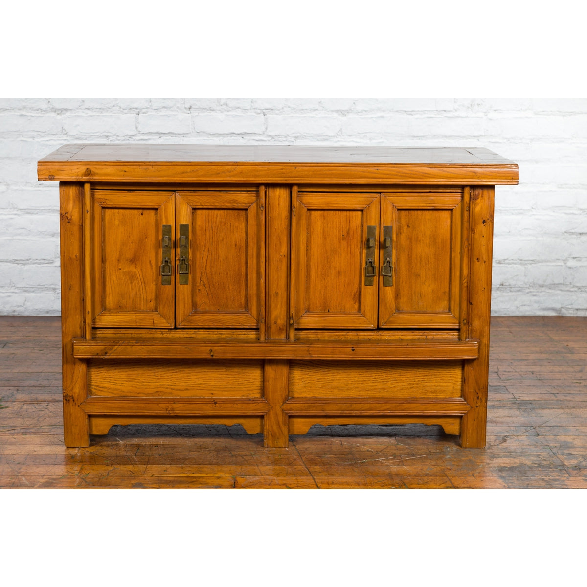 Antique Chinese Console Cabinet with Petite Double Doors and Hidden Compartments-2. Asian & Chinese Furniture, Art, Antiques, Vintage Home Décor for sale at FEA Home