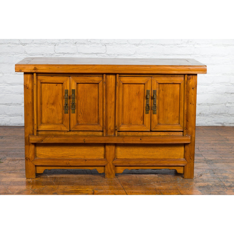 Antique Chinese Console Cabinet with Petite Double Doors and Hidden Compartments-YN7449-2. Asian & Chinese Furniture, Art, Antiques, Vintage Home Décor for sale at FEA Home