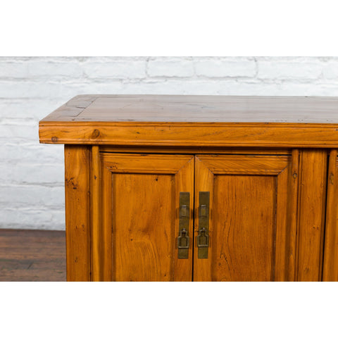 Antique Chinese Console Cabinet with Petite Double Doors and Hidden Compartments-YN7449-4. Asian & Chinese Furniture, Art, Antiques, Vintage Home Décor for sale at FEA Home
