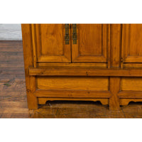 Antique Chinese Console Cabinet with Petite Double Doors and Hidden Compartments