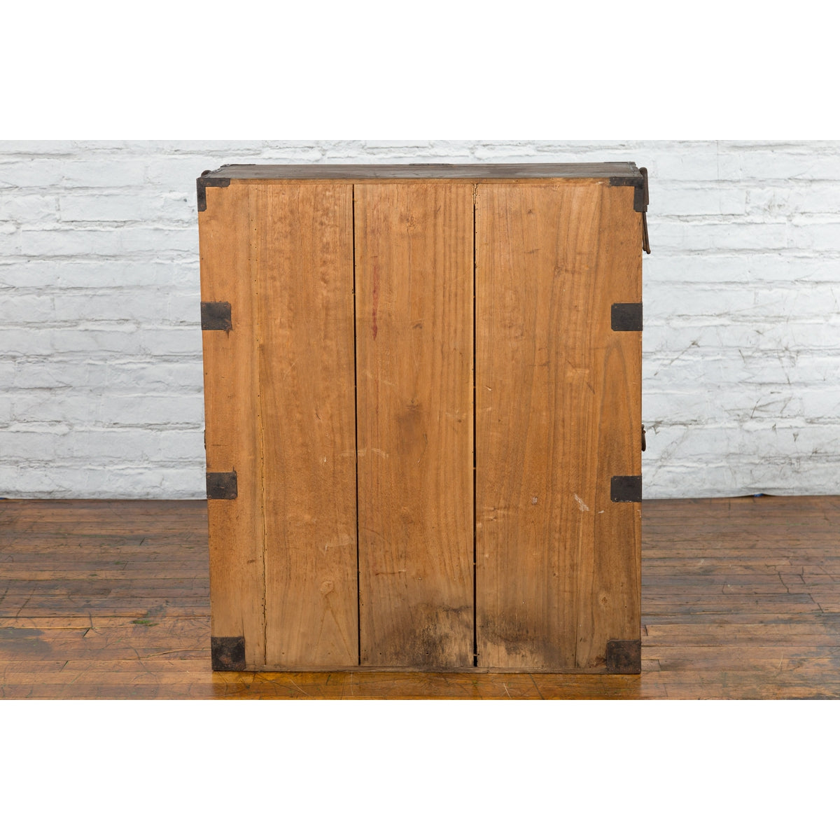 Japanese 19th Century Meiji Tansu Traveling Chest with Multiple Drawers-19. Asian & Chinese Furniture, Art, Antiques, Vintage Home Décor for sale at FEA Home