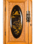 Tall Chinese 19th Century Qing Dynasty Wooden Cabinet with Chinoiserie Panels-10. Asian & Chinese Furniture, Art, Antiques, Vintage Home Décor for sale at FEA Home