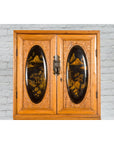 Tall Chinese 19th Century Qing Dynasty Wooden Cabinet with Chinoiserie Panels-7. Asian & Chinese Furniture, Art, Antiques, Vintage Home Décor for sale at FEA Home