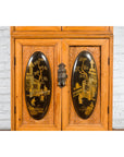 Tall Chinese 19th Century Qing Dynasty Wooden Cabinet with Chinoiserie Panels-8. Asian & Chinese Furniture, Art, Antiques, Vintage Home Décor for sale at FEA Home