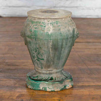 Chinese Qing Dynasty Period Green Glazed Garden Seat | FEA Home