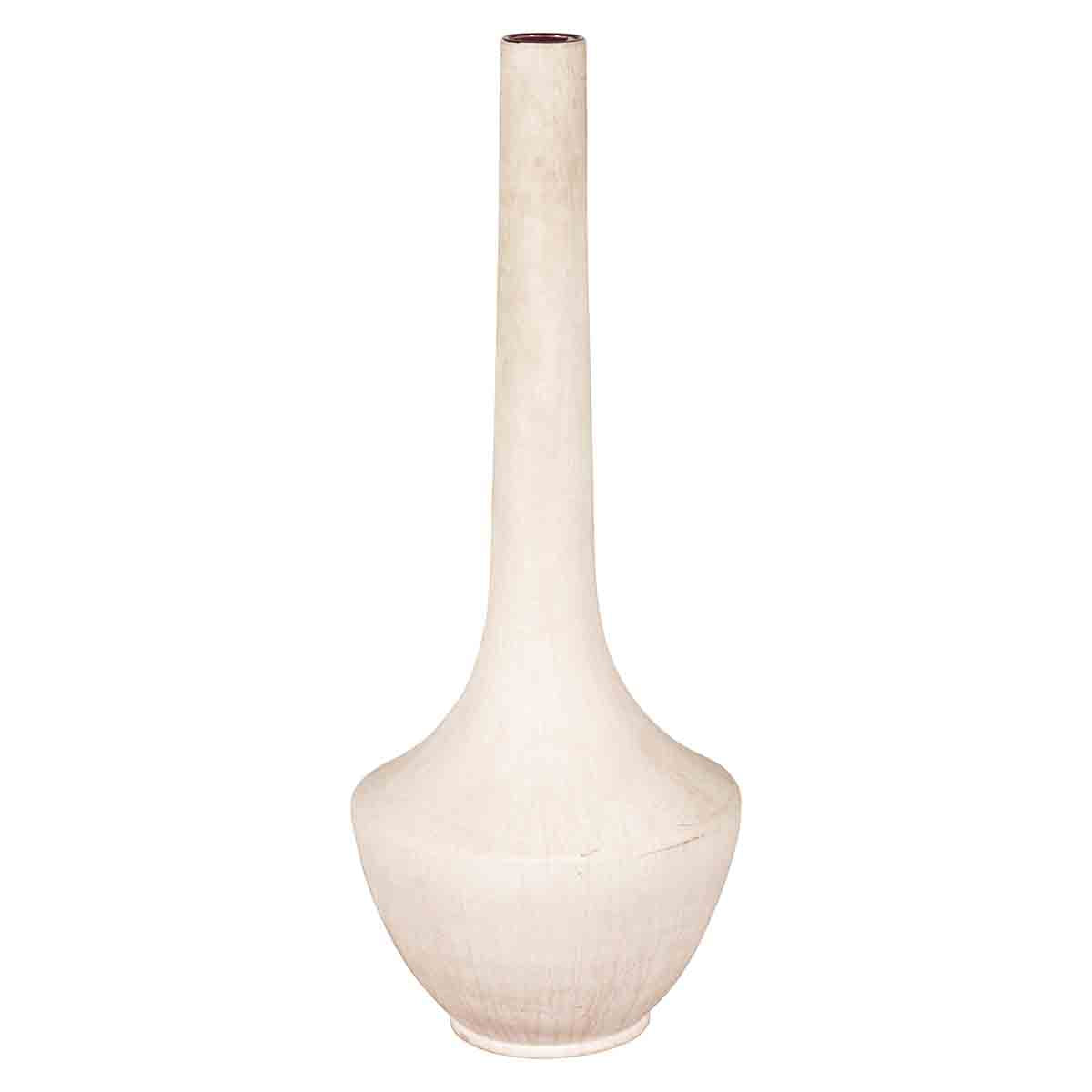 Northern Thai Chiang Mai White Contemporary Vase from the Prem Collection-1. Asian &amp; Chinese Furniture, Art, Antiques, Vintage Home Décor for sale at FEA Home