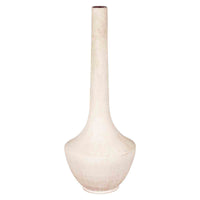 Northern Thai Chiang Mai White Contemporary Vase from the Prem Collection