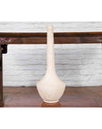 Northern Thai Chiang Mai White Contemporary Vase from the Prem Collection-4. Asian & Chinese Furniture, Art, Antiques, Vintage Home Décor for sale at FEA Home
