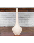 Northern Thai Chiang Mai White Contemporary Vase from the Prem Collection-2. Asian & Chinese Furniture, Art, Antiques, Vintage Home Décor for sale at FEA Home