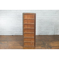 Japanese 19th Century Kitchen Cabinet with Sliding Doors, Safe and Drawers