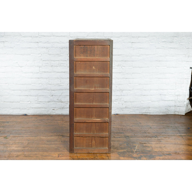 Japanese 19th Century Kitchen Cabinet with Sliding Doors, Safe and Drawers - Antique Chinese and Vintage Asian Furniture for Sale at FEA Home