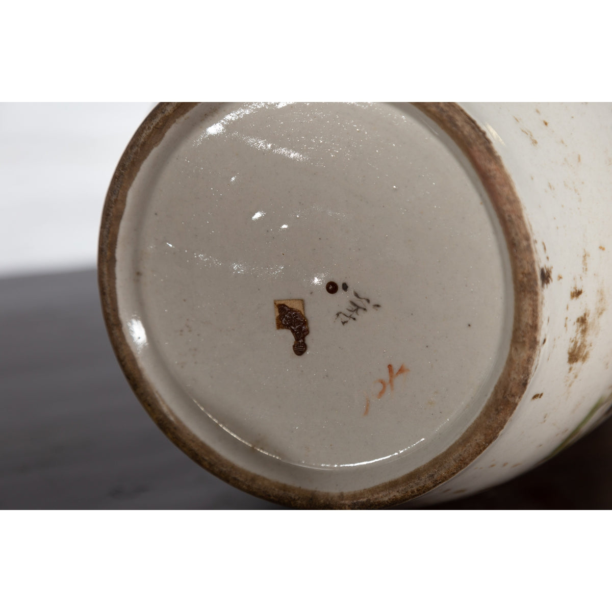 Chinese Porcelain Vase with Hand-Painted Figures and Calligraphy Motifs-13. Asian &amp; Chinese Furniture, Art, Antiques, Vintage Home Décor for sale at FEA Home