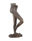 Vintage Bronze Ballerina Leg Candle Holder in Battement Frappé Position-1. Asian & Chinese Furniture, Art, Antiques, Vintage Home Décor for sale at FEA Home